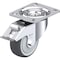 Zoro Select Plate Caster, Swivel, Polyurethane, 4"H L-PATH 80KF-FI - alternate 1