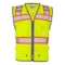 Dome75 Hi-Vis Heavy Duty Safety Vest MD Class ANSI/ISEA 107-2020 Class 2 , Reinforced Front Zipper OV5523 - alternate 7