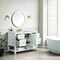 James Martin Vanities Breckenridge 48'' S Vanity, Bright White w/ Victorian Sil Top w/FreePower Wireless Charger 330-V48-BW-FVSL - alternate 9