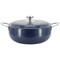 Oster Cartagena 7.4 Quart Nonstick Aluminum Caldero with Lid in Dark Blue 143699.02 - alternate 1