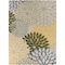 Homeroots 9' X 12' Green Yellow Blue Ivory And Dark Green Floral Indoor Outdoor Area Rug 548112 - alternate 1