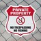 Signmission Private Property Shield Sign No Trespass, 6 Inch X 6 Inch, Plastic Sign SHI-P-6-447 - alternate 4