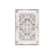 World Rug Gallery Traditional Medallion Area Rug 2 ft 7 in x 4 ft Gray MON830GRAY27X4 - alternate 3