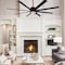 Canarm Ceiling Fan, 72 in Blade Dia, 8 Blades, 5 Speeds, 120V AC, Matte Black CP72EZR8BK-W - alternate 4