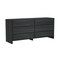 Manhattan Comfort Linda 2-Piece Dresser and Nightstand in Charcoal Gray BR1658-1 - alternate 9