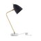 Homeroots 22" Black Iron Desk Table Lamp With Black Bell Shade 530934 - alternate 1