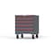 Strong Hold 5 drawer cabinet - (5x 4in) - Red accents - Keyed Different S3036-PCDAS-0504DS - alternate 3