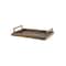 Homeroots 12in Gold Metal Hand Finished Vanity Tray With Handles 731275 - alternate 7