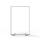 Ghent Floor Partition, Aluminum Frame with Clear Acrylic Panel, 72''H x 48''W MP7248-70 - alternate 5