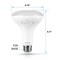 Luxrite BR30 LED Light Bulb, 10W (85 Watt Equivalent), 5CCT 2700K 3000K 3500K 4000K 5000K, 6PK LR31628 - alternate 6