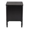 Baxton Studio Marisela Black Wood Nightstand with Gold Handles 260-14262-ZORO - alternate 9