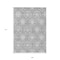 Homeroots 9' X 12' Gray And Silver Medallion Washable Indoor Outdoor Area Rug 587738 - alternate 9