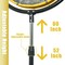 Edendirect 20 inches, 3 speeds, high velocity pedestal fan in yellow, 180 degrees tiltable drum head ZR-FAN-PD20A(YELLOW) - alternate 7