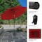Pure Garden 10-Foot Outdoor Tilting Patio Umbrella, Red 50-100-R - alternate 7