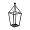 Homeroots 24" Black Geometric Metal Tabletop Lantern Candle Holder 634818 - alternate 5