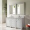 James Martin Vanities Bristol 60'' D Vanity, Bright White w/ Victorian Sil Silestone Top w/FreePower Wireless Charger 157-V60D-BW-FVSL - alternate 10