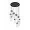 Z-Lite Fontaine 11 Light Chandelier, Matte Black, 26.25 In W x 15 In H 7002P5-11R-MB - alternate 1