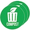 Hls Commercial 3-Pack Vinyl COMPOST Decal Sticker Set, UV-Resistant HLSKERCCOMP3 - alternate 1