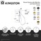 Kingston Brass Shower System with Slide Bar and Hand Shower, Brushed Brass KXK2547 - alternate 2