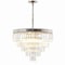 Jonathan Y Wyatt 20" 4-Light Crystal LED Chandelier, Polished Nickel/ Clear JYL9007A - alternate 12