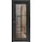 Sartodoors Sliding French Pocket Door Clear Glass, Lucia 2366 Matte Black and Aluminum Strips, Kit Trims Rail LUCIA2366PD-BLK-30 x 80 - alternate 1