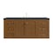 James Martin Vanities Laurent 60" Single Vanity, Honey Oak w/ 3 CM Charcoal Soapstone Silestone Top 545-V60S-HNO-3CSP - alternate 10
