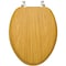 Home Impressions Elongated Closed Front Oak Veneer Toilet Seat WMS-19-V - alternate 2