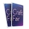 Signmission Craft Fair, A-Frame & 2 Sign Inserts, Heavy-Duty Plastic Frame SBHD-C-2436-30366 - alternate 5