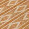 Homeroots 5' X 8' Copper And Ivory Geometric Washable Indoor Outdoor Area Rug 599653 - alternate 9