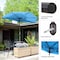 Villacera 9ft Half Umbrella, Blue 83-OUT5460 - alternate 12