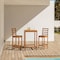 Alaterre Furniture Brandon Acacia Wood Outdoor Bar Height Bistro Set, Set of 3 ANBD01ANO - alternate 13