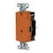 Hubbell Wiring Device-Kellems Straight Blade Receptacle, 5-15R, 15 A, 125V AC, 2 Pole, 3 Wire, Surface Mount, Grounded DR15STOTR - alternate 3