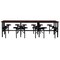 Regency Endure Standing Height Table & Chair Set with 12 Pull-Out Stools, Walnut Top, Walnut Wood Seats 9012-WLT-WLT - alternate 9