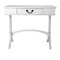 Homeroots Acacia And Pinewood White Writing Desk 389434 - alternate 1