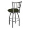 Holland Bar Stool Co 810 Contessa Stainless Steel 36in Swivel Bar Stool with Canter Pine Seat 81036SS010 - alternate 5