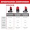 Milwaukee Tool Battery, 3 1/2" L, 4 3/8" H, 12V DC 48-11-2442 - alternate 6