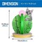 Scratchme Tinklylife Cat Condo Scratcher Post Cardboard, Looking Well with Cute Cactus Shape Cat Scratching H PTFURNSCRATPADCACTUS - alternate 5
