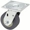 Zoro Select Plate Caster, Swivel, Rubber, 6 1/2"H P21S-PRP050R-14-DL - alternate 3