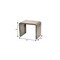 Homeroots 20" Gold Metal Rectangular End Table 488527 - alternate 5