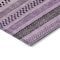 Homeroots 8' X 10' Plum And Lilac Striped Washable Indoor Outdoor Area Rug 615359 - alternate 9