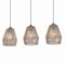 Jonathan Y Ibiza Island 30" 3-Light Woven Rope/Metal Bohemian Coastal LED Linear Pendant, Oil Rubbed Bronze/Natu JYL1124A - alternate 1