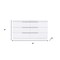 Homeroots 62" White Wood Six Drawer Double Dresser 714488 - alternate 6