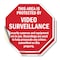 Signmission This Area Is Protected by Video Sur, 18 inch X 18 inch, Vinyl Decal, 2PK OC-D-2PACK-18-316 - alternate 1