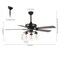 Jonathan Y Lucas 52" 3-Light Rustic Industrial Iron/Wood/Seeded Glass Mobile-App/Remote-Controlled LED Ceiling JYL9614A - alternate 16