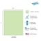 Nanolap PSA Lapping Film, 1 Pc 1 Micron (14,000 Grit), 8-0.5 in x 11 in Microfinishing Fine Sanding Paper 61548N - alternate 4