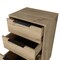 Homeroots 18" Natural Three Drawer Standard Chest 544034 - alternate 13