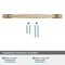 Amerock Highland Ridge 7-9/16 inch 192mm Center-to-Center Golden Champagne Cabinet Pull BP55327BBZ - alternate 3