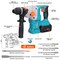 Wrightmaster 20V Brushless SDS-Plus Rotary Hammer Drill with Battery & Fast Charger 4-Mode Cordless Rotomartillo ZR-111PLUS - alternate 6