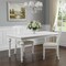 Homeroots 79" White Solid Wood Dining Table 518759 - alternate 5