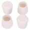 Prosource Furniture Leg Tip, Round, Rubber, White, 7/8 in Dia, 1-3/8 in H FE-50644-PS - alternate 3